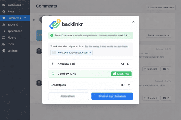 Backlinkr Produktbild